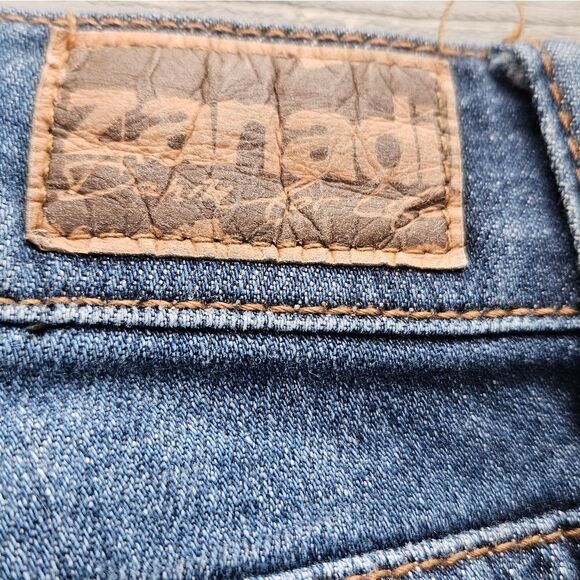 ZANADI vintage patch low rise skinny jeans size 1 - Picture 10 of 14